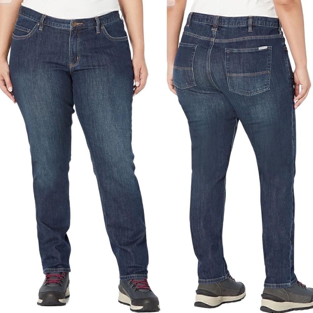 NWT- Carhartt- Women’s Plus Size Original Fit Blaine Jean in Bluestone Wash, 26W